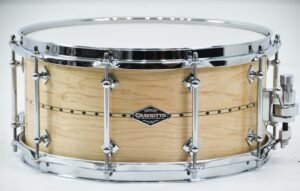 Craviotto Custom Shop 6x14 Maple Snare Drum, Maple Inlay, 45' Edges
