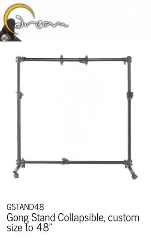 Gong Stand Collapsible, custom size to 48"