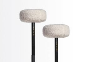 Freer Baquetas de Bombo Extra Large Nylon Disc Core with Synthetic Fur Cover (par) BD7