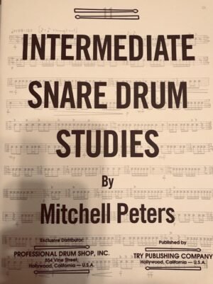Mitchell Peters’ Intermediate Snare Drum Studies