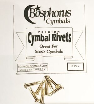 Bosphorus Nickle Plated Brass Cymbal Rivets - 8 Pack