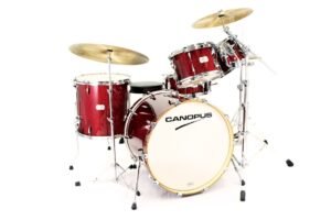 Canopus, Drum Set, Yaiba II, Groove Birch.Set, 22/10/12/16/14 Snare Drum,Dark Red Sparkle Lacquer.