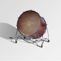 Craviotto Cherry with Cherry Inlay. 12-14-18(BD)